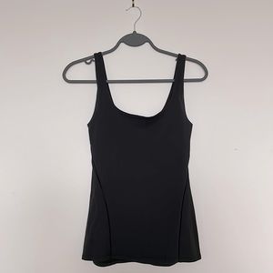 Lululemon Fitted Black Tank Top With Built-In-Bra